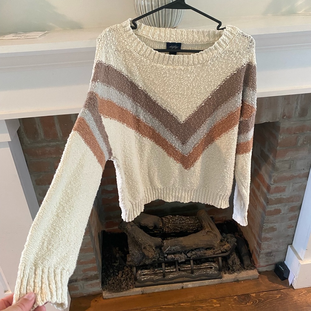 Daytrip Large Natural Nudes Cotton Sweater